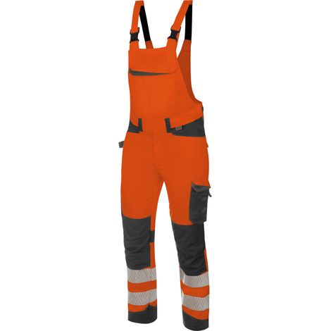 Salopette de travail HV FLUO Orange 50 (1/4)