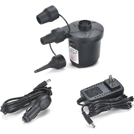 Elektrische 50-W-Luftpumpe mit 3 Düsen für Vakuum-Aufbewahrungsbeutel, Luftmatratzen und Bojen. US-Stecker. (1/5)