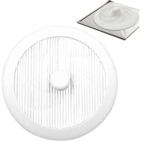 Grille de Douche Anti-Cheveux - Bouchon de Baignoire Ronde Grille Amovible Filtre Capteur Accessoires Salle De Bain pour Maison Hôtel Usage Commercial (1/5)