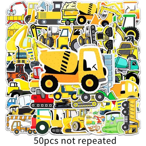autocollants Pack 50 Pcs Vinyle Graffiti Stickers Pour Ordinateur Portable Voiture Planche Roulettes Moto Vlo Bagages Pare-chocs Bombe Autocollan (1/5)