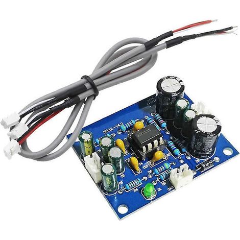 5532 Vorverstärkerplatinen-Kit, 12–35 V DC-Netzteil, austauschbare Frontplatte, Audioverstärkerplatine (1/5)
