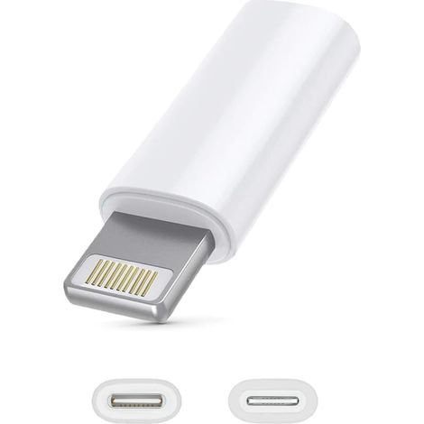 Adaptateur USB-C vers Lightning, charge rapide PD 20 W (pour iPhone 15), compatible avec les appareils Apple… (Adaptateur USB-C vers Lightning)