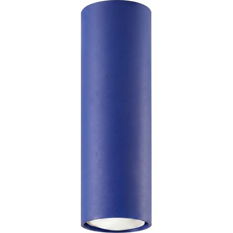 Plafoniere Lagos oltremare 6x20x6cm Acciaio Sollux (1/5)