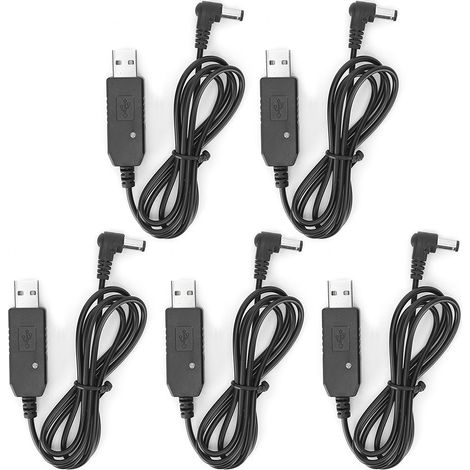 Câble de chargement USB portable (lot de 5) pour radio-talkie-walkie UV9R PLUS.-AquaForge (1/5)
