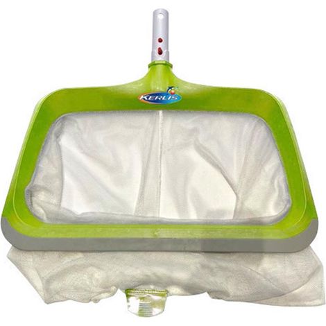 Epuisette de piscine mailles fines – Conçue pour capturer pollen et débris – Utilisation professionnelle – Compatible avec tous types de piscines – Kerlis