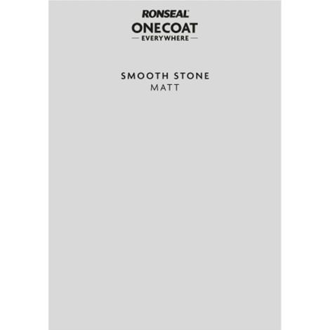 Ronseal Peel & Stick Everywhere Smooth Stone - Durable Self-Adhesive Wall and Surface Covering