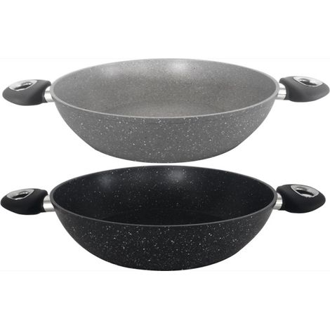 MAURY’S MAXISTONE TITANIUM TEGAME 28 CM ANTIADERENTE IN ALLUMINIO RINFORZATO