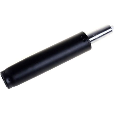 Ressort à gaz pour chaises de bureau, longu totale 60-120 mm, revêtement plastique noir mm, piston de rechange, droit Ressort à gaz pour chaises et tabourets, noir