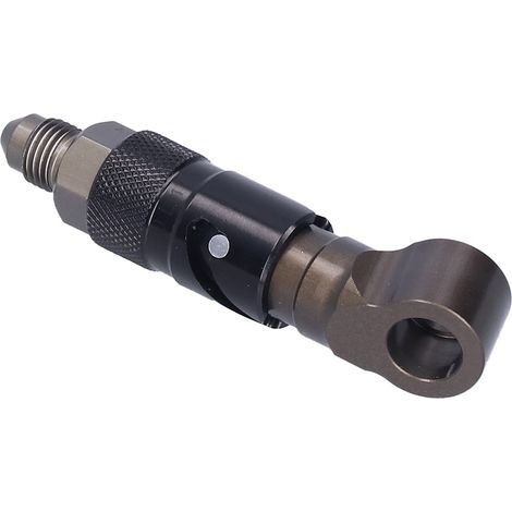 Raccord rapide AN3 en alliage d'aluminium pour durite de frein, huile, essence, fluide — Connecteur SW-21034-BL (1/5)