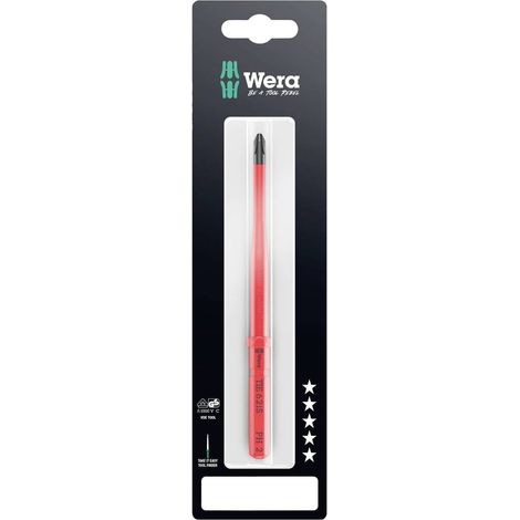 Wera Kraftform Kompakt VDE 62 iS PH 2 x 157 mm TIE SB Elettricisti Croce Lama intercambiabile per giraviti PH 1 (1/5)