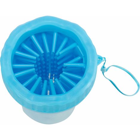 Pulitore per Zampe di Cani Trixie Azzurro M/L (1/5)
