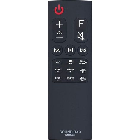 Telecomando di ricambio AKB75595402 per soundbar AKB75595401 AKB75595402