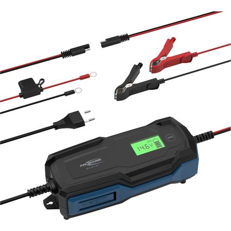 ANSMANN Chargeur à 10 étapes 6V 12V / 6A / 4-150Ah voiture, moto (1/5)