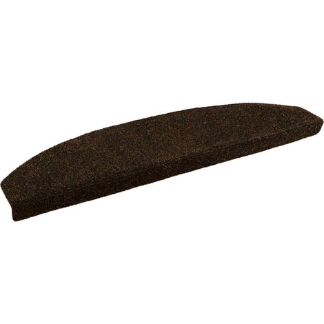 Selbstklebende Treppenschoner 15 pcs Braun 80 x 24,5 x 3,5 cm vidaXL