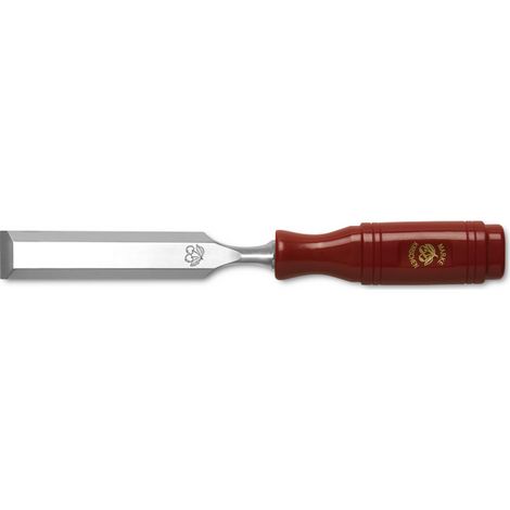 Kirschen Stechbeitel Stemmeisen Stecheisen mit Kunststoffheft rot 6mm 1003006