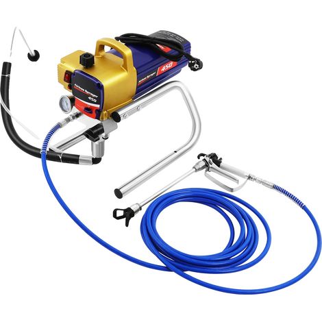 Pulvérisateur de peinture sans air, haute efficacité, applications polyvalentes, Bleu (1/2)