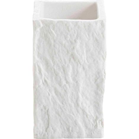 Gobelet Effet Minéral "Stony" 11cm Blanc (1/2)