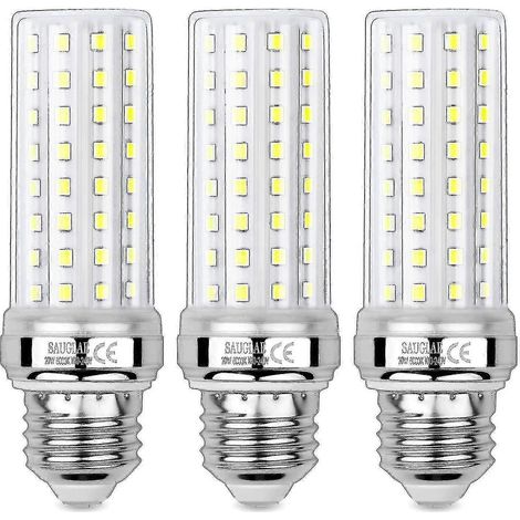 Ampoules LED maïs 20 W, équivalent 150 W à incandescence, blanc froid 6 000 K, culot E27, lot de 3 (1/5)