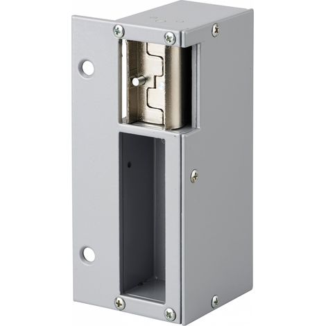 Incontro elettrico per serratura verticale da applicare, reversibile, 12V, compatibile con l'esterno, grigio - THIRARD