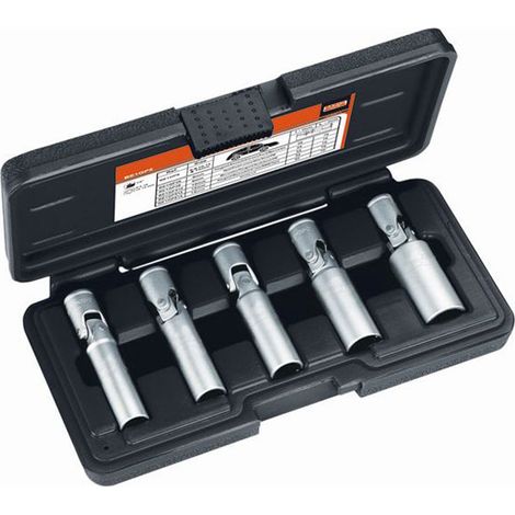 Bahco 1/4 Glühkerzen-Gelenknuss-Satz, 5-tlg.
