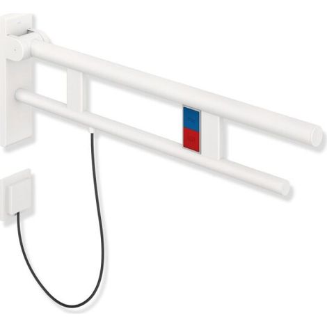 HEWI 900.50.21460 Poignée SK Duo (B), droite, 900, chasse d'eau/toilette FKT (1/2)