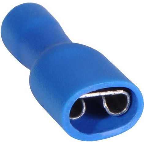 Cosse de câble 6,3x0,8 Femelle Isolé Blau (1/2)