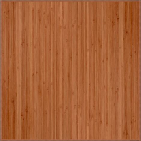 Tapis de salon,Tapis carré marron 100x100 cm bambou CFW766799 (1/5)