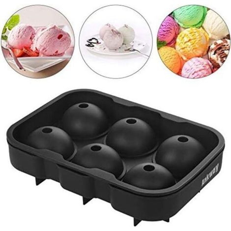 Bac À Glaçons - Silicone Alimentaire - Pour Glace Hockey Sur Glace Géante Et Moule Polyvalent - 12 Compartiments - Ensemble De 2 Pièces (1/5)
