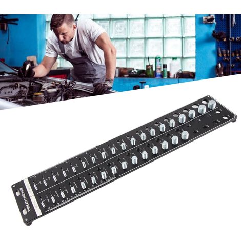 Calibrador de roscas para tornillos y pernos de acero al carbono 10B21 – Calibrador de roscas de alta precisión para roscas métricas y americanas (1/5)