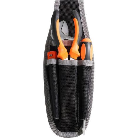 Cinturón portaherramientas con 4 bolsillos fabricado en tela Oxford 600D - Multifuncional para almacenamiento y transporte (1/5)