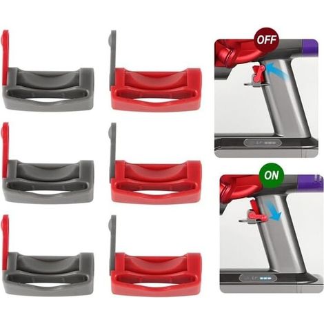 Passend für Dyson V7, V8, V10 und V11 Staubsaugerzubehör, Verriegelungsknopf, Befestigungsschlaufe (1/4)