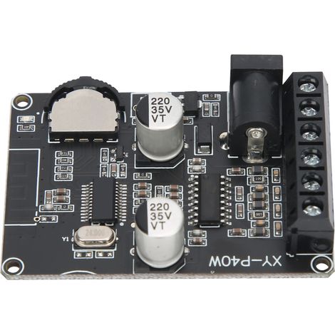 Amplificateur Bluetooth 5.0 stéréo haute puissance module mégaphone numérique 40W XYP, carte ampli 5-24V (1/5)