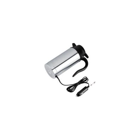 Bouilloire électrique 750ml 120W Acier inoxydable 304 Compatible allume-cigare 12V Temps de chauffage 25 min (1/5)