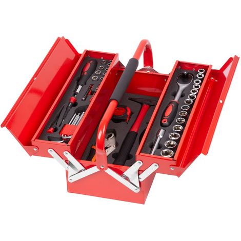 Werkzeugsatz Strend Pro S264, 64-teilig, im Metallkoffer, 1/2"+1/4" (1/5)