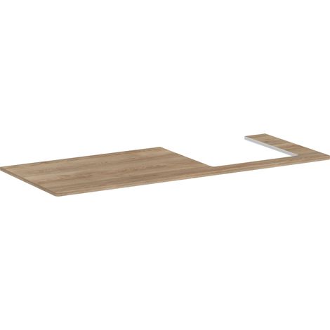 hansgrohe Xelu Q Konsole mit Ausschnitt rechts, 1360x550, für (1/5)