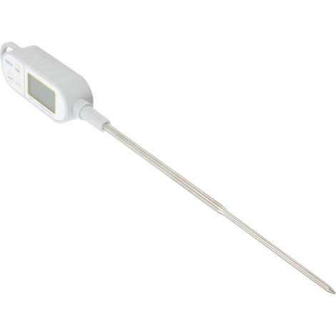 Lebensmittelthermometer IPX6 wasserdichtes Datenspeicher-Thermometer mit Sonde für Fleisch, Grill und Backofen -50 bis 500 °C (1/5)