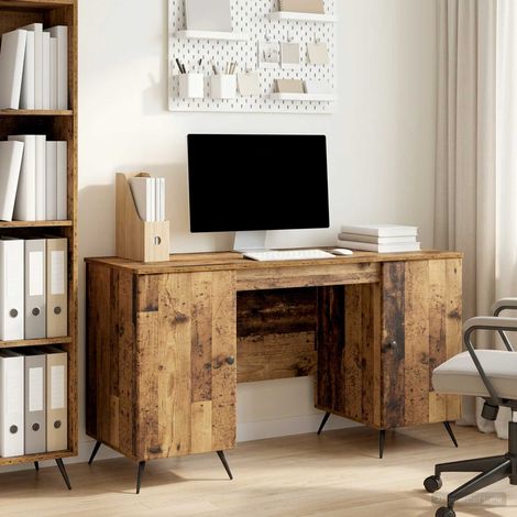 vidaXL Scrivania Legno antico 142,5 x 50 x 75 cm Legno ingegnerizzato (1/5)