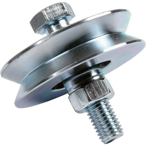 Mantion – Galet acier S-rail 80mm – Roulement haute capacité 200kg – Conçu pour rails en V – Glissement fluide et silencieux