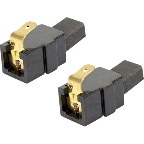 2x Motorkohlen Kohlebürsten Schleifkohlen mit Halterung 6 x 9 x 12,5mm für Makita HP1300S HR2400 HR2400K 6797FD 6798FD 6339D 9504BH, Hilti SI 100 1/2" (1/4)