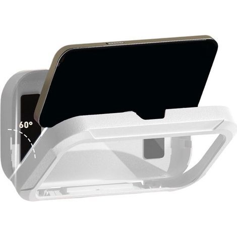 Réveil numérique à double alarme – Volume et luminosité réglables – Écran LED multicolore avec veilleuse – Fonction snooze et sauvegarde de la mémoire – Noir (1/5)