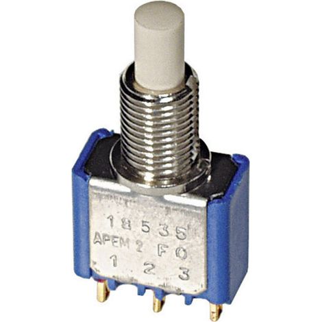 APEM 18545CD 18545CD Drucktaster 30 V/DC 0.1 A 2 x Ein/(Ein) tastend    1 St. (1/2)