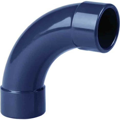 PVC Rohrbogen 40mm, PVC-U 90 Grad Bogen, PN16 Klebefitting (1/3)