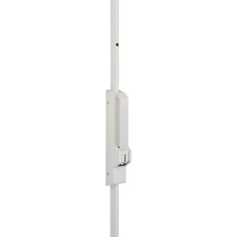 Crémone pompier type ST 741 à poignée basculante sans tringle coloris blanc - VACHETTE (1/3)