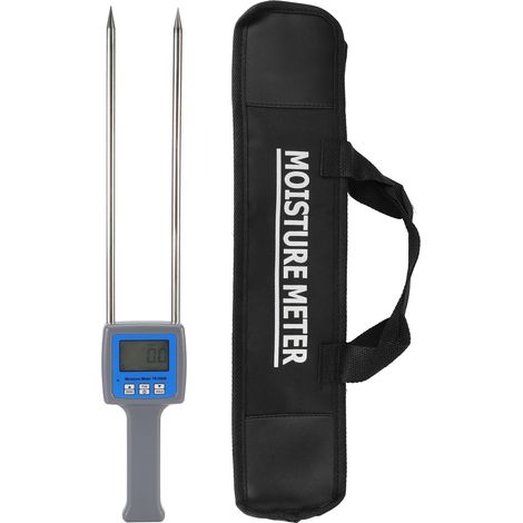 Humidimètre numérique portable pour bois et sciure, mesure précise 0-35%, écran LCD rétroéclairé, alarme réglable, boîtier ABS robuste (1/5)