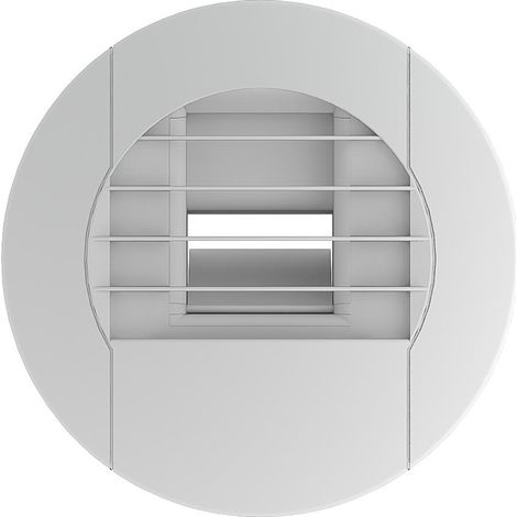 Bouche hygroréglable SdB avec WC élec (12V) 10-40/40 manchette placo D125 mm S&P (UNELVENT) 854024