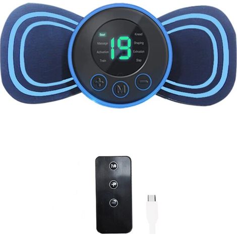 Mini masseur de cou électrique portable avec télécommande, coussin de massage et télécommande (1/5)