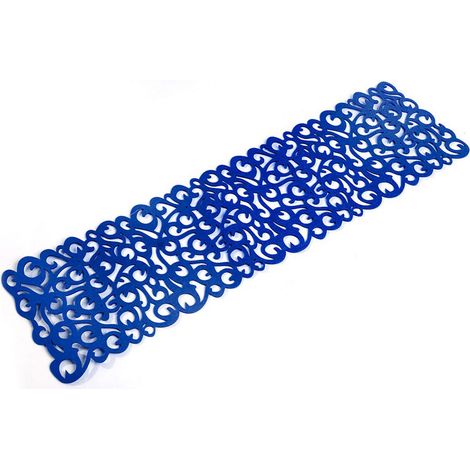 Nappe rectangulaire en feutre, chemin de table, sets de table, décoration intérieure (bleu royal)