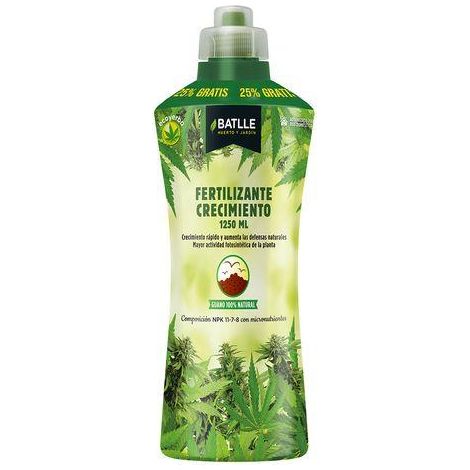 FERTILIZANTE ECOYERBA CRECIMIENTO 1250ml 710561UNID BATLLE (1/2)