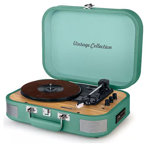 Giradiscos HiFi Giradiscos estéreo Eléctrico MUSE MT-201 WG GREEN (1/4)