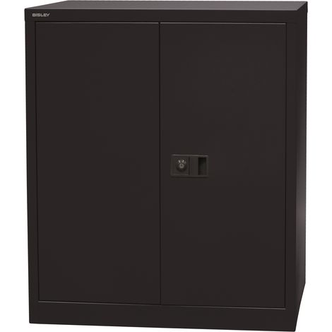 BISLEY Universal Flügeltürenschrank Schwarz (1/5)